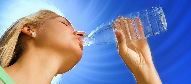 En verano hidratación